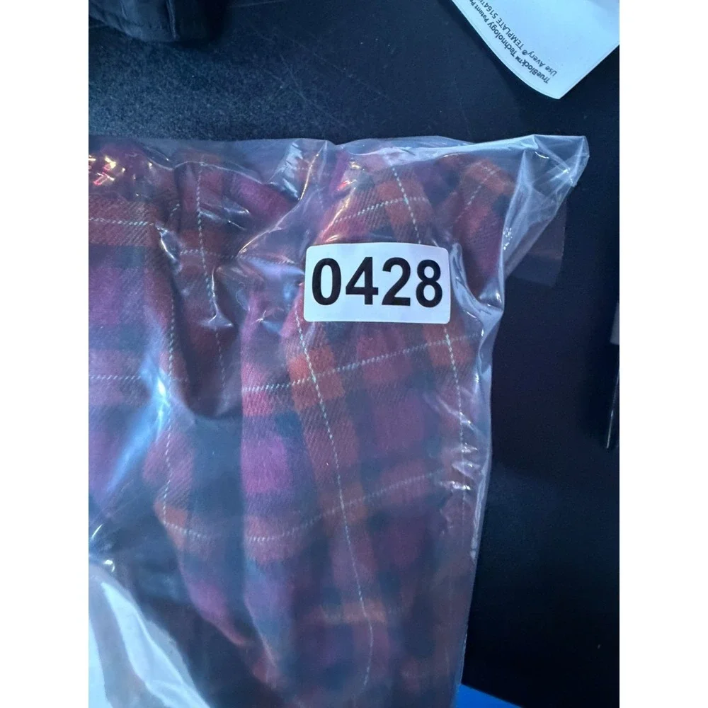 New The North Face Men Arroyo Flannel Shirt Red Black Size Small Plaid